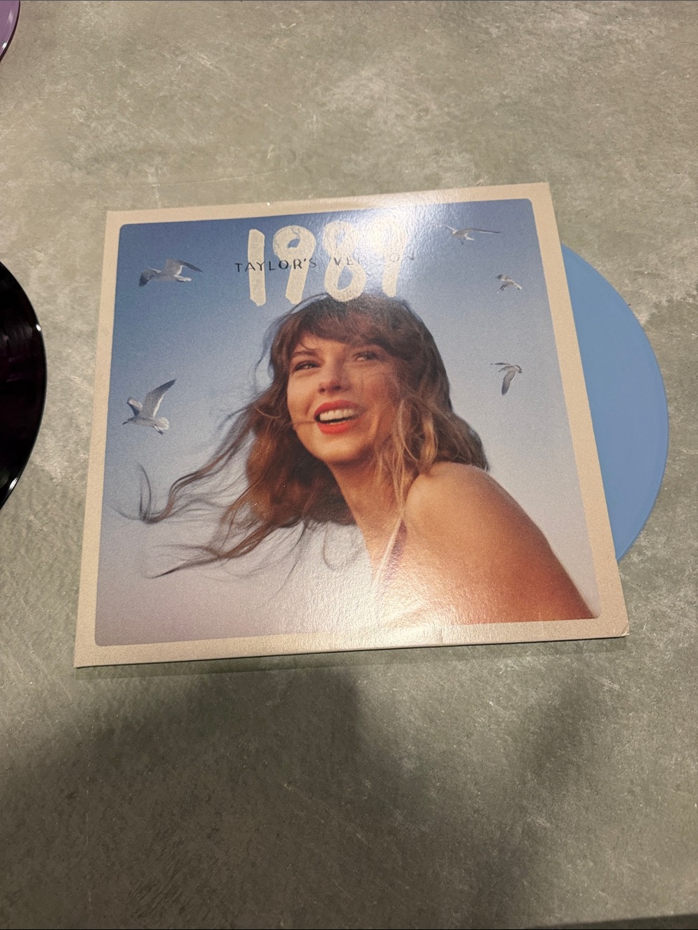 1989 TV Blue Vinyl Art Print